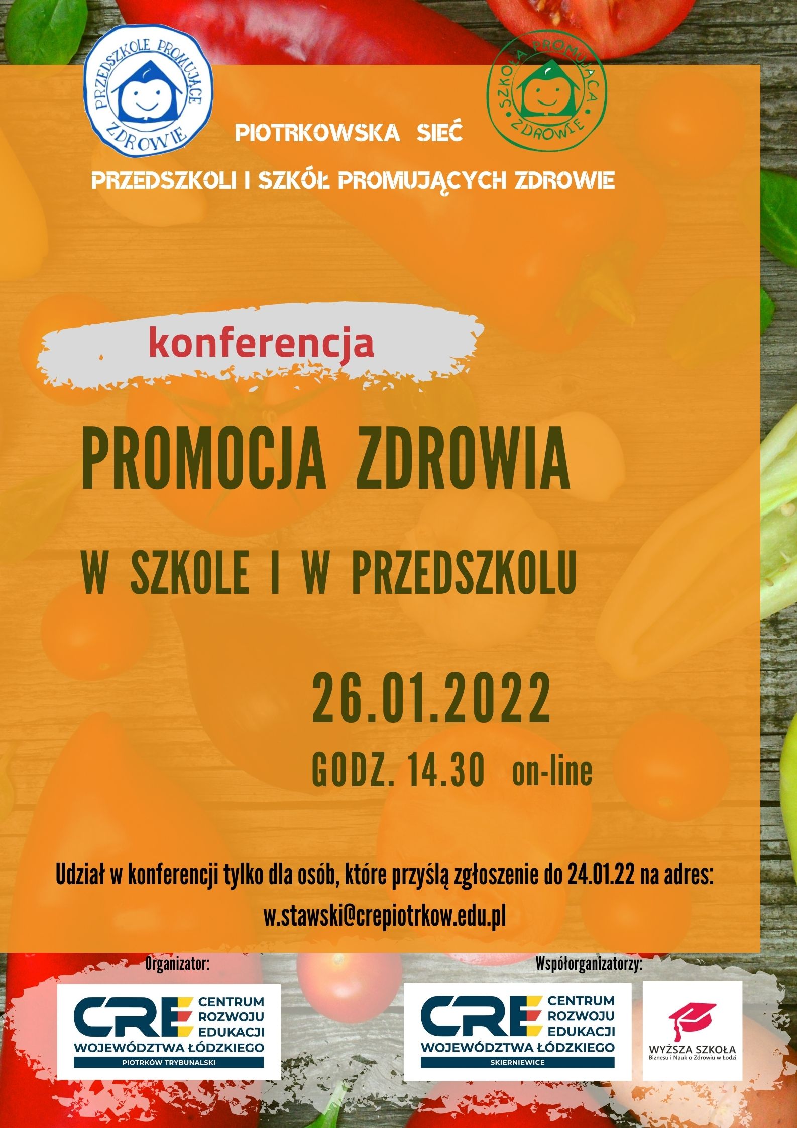 Zaproszenie na konferencję: „Promocja zdrowia w szkole” 26.01.2022